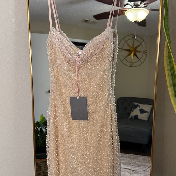 HOUSE OF CB 'Calla' Seapearl Embellished Maxi Dress NWT - Picture 8 of 11